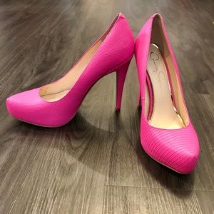 Jessica Simpson ultra pink heels